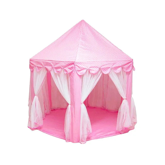 Princess Castle Tipi Tent & Ball Pool for Kids
